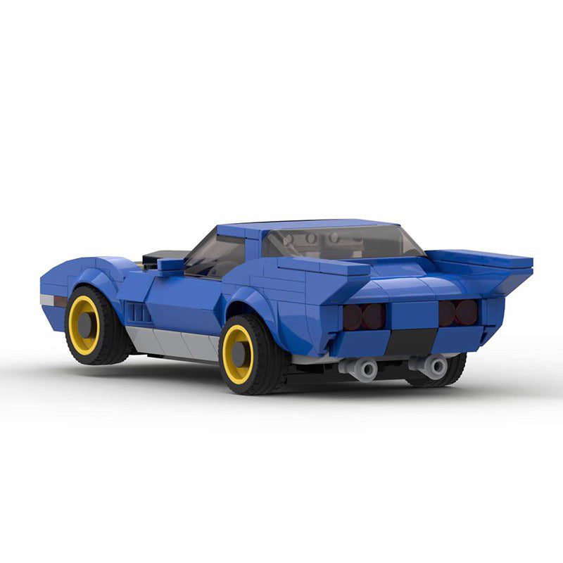70s inspired batmobile building set | moc-82810 - 3