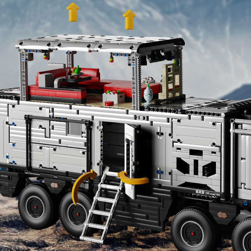 8x8 rv off-road t4009 building blocks set - 3