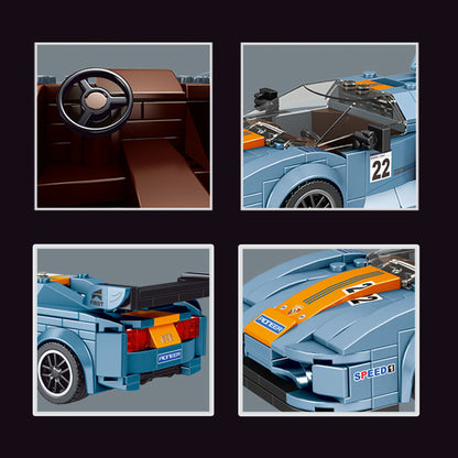 918 rsr sportcar compatible with lego - 330+ pcs | mouldking 27005 - 3