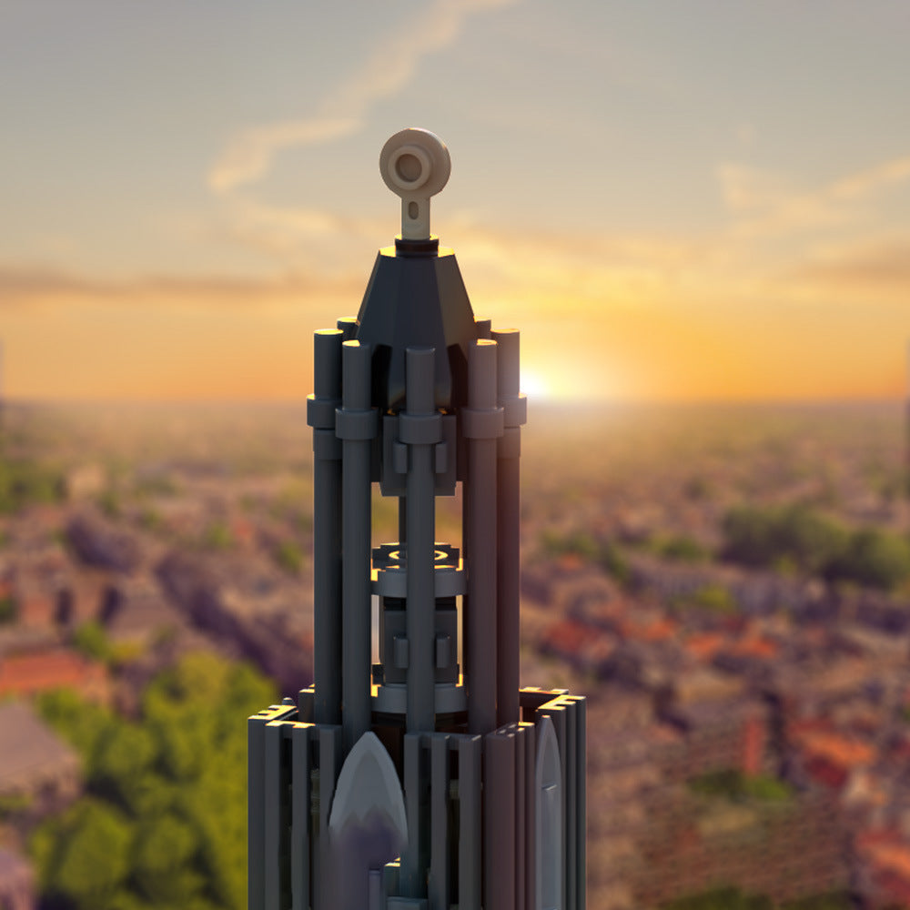 Domtoren Tower in Utrecht Building Set | 1:800 Scale | MOC-185023 - 3