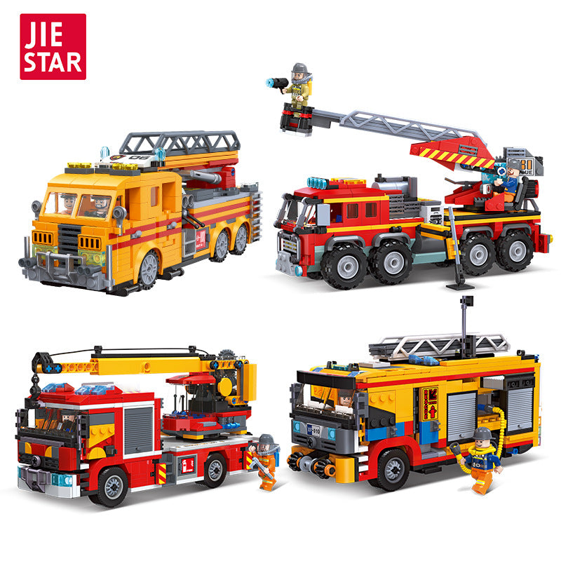 Fire Truck Building Blocks | JIESTAR 52029-52032