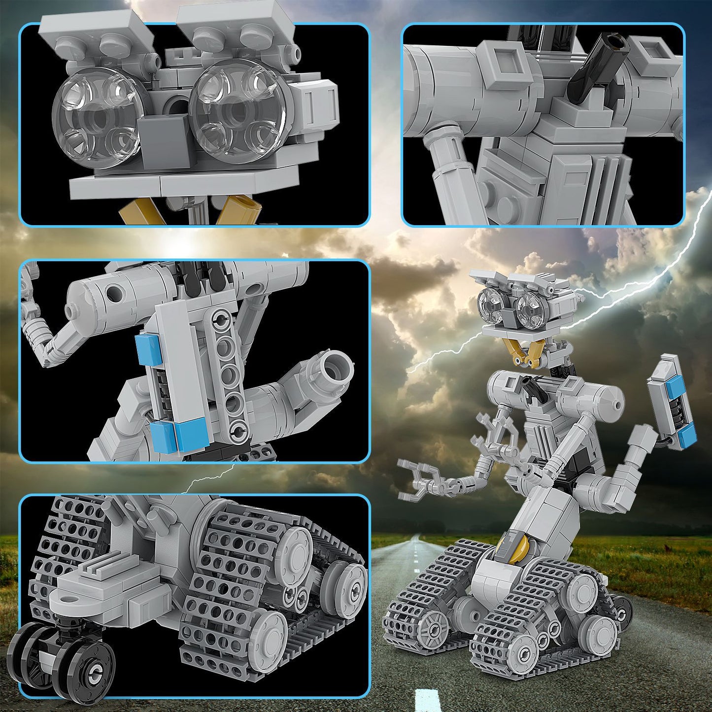 Johnny 5 Robot Building Set | Movie Short Circuit