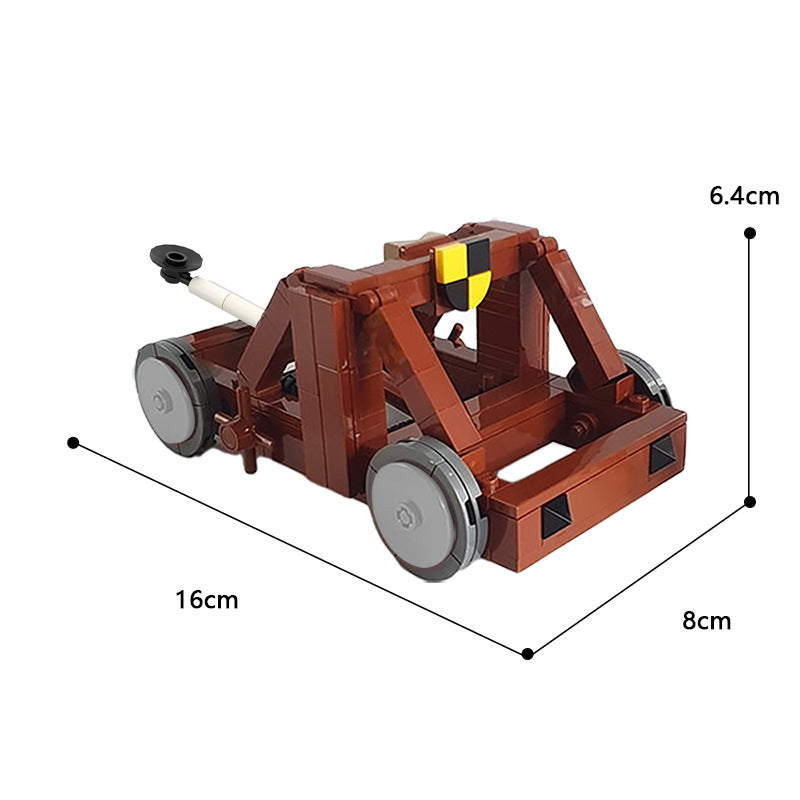 MOC-107421 Medieval Catapult Siege Vehicle - 187 pcs - 1