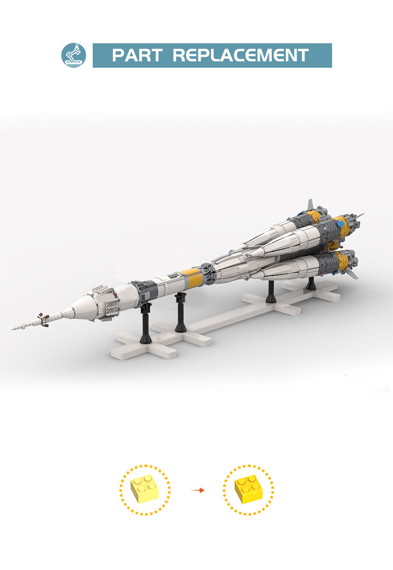 MOC-109502 Russian Soyuz-FG Rocket - 4417 pcs - 5