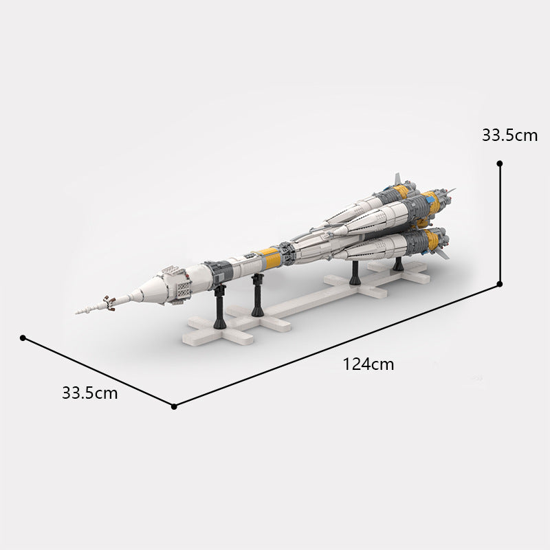 MOC-109502 Russian Soyuz-FG Rocket - 4417 pcs - 1