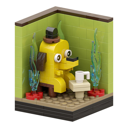 MOC-115915 This Is Fine - Meme Vignette - 128 pcs - 3