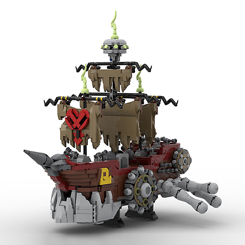 MOC-159076 Pirate Ship Gummi Heartless from Kingdom Hearts II - 2487 pcs - 4