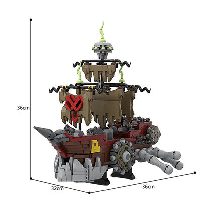 MOC-159076 Pirate Ship Gummi Heartless from Kingdom Hearts II - 2487 pcs - 3