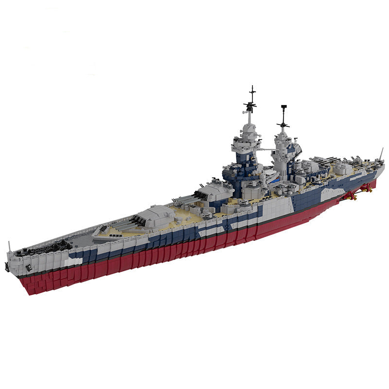 MOC-163300 French Battleship Richelieu 1:200 Scale - 10803 pcs - 1