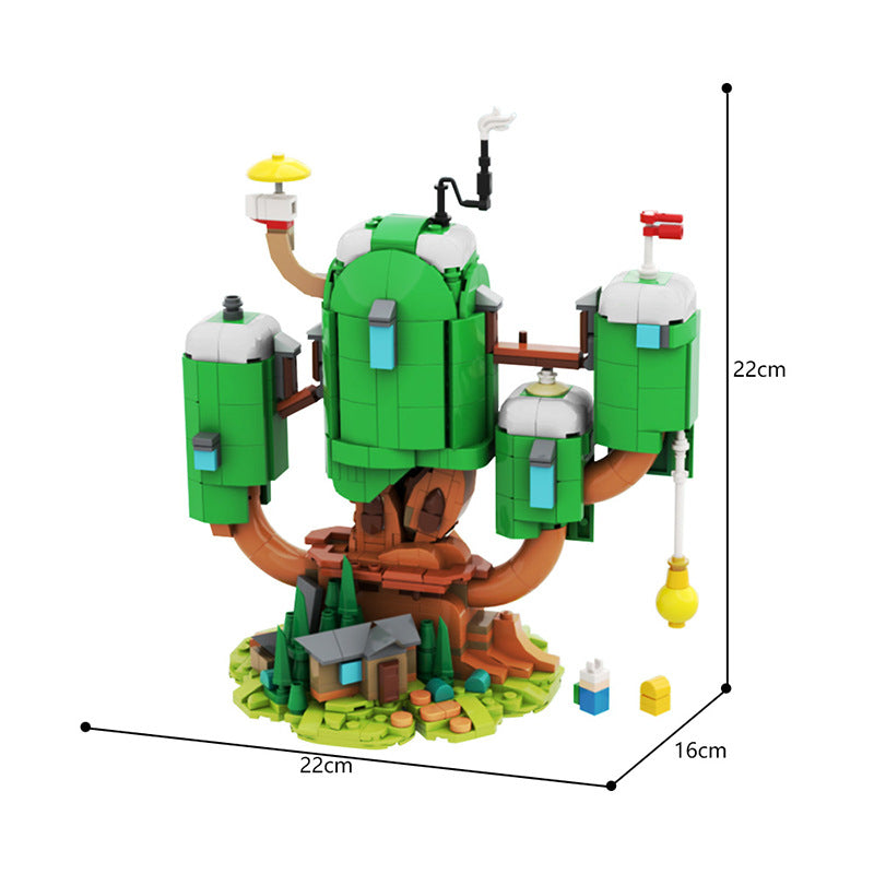 MOC-180617 Finn And Jake's Tree House - Adventure Time - 829 pcs - 2