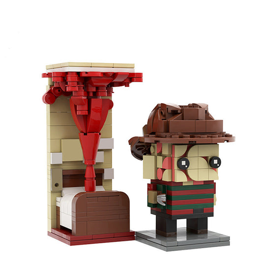 MOC-46943 Freddy Krueger From A Nightmare on Elm Street Brickheadz - 4