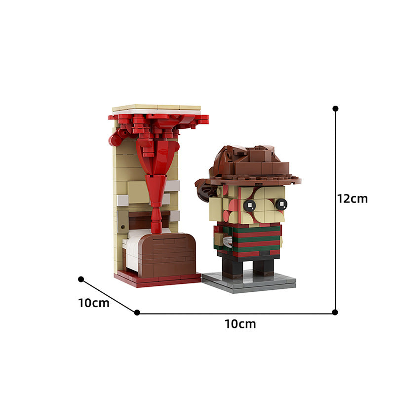 MOC-46943 Freddy Krueger From A Nightmare on Elm Street Brickheadz - 3