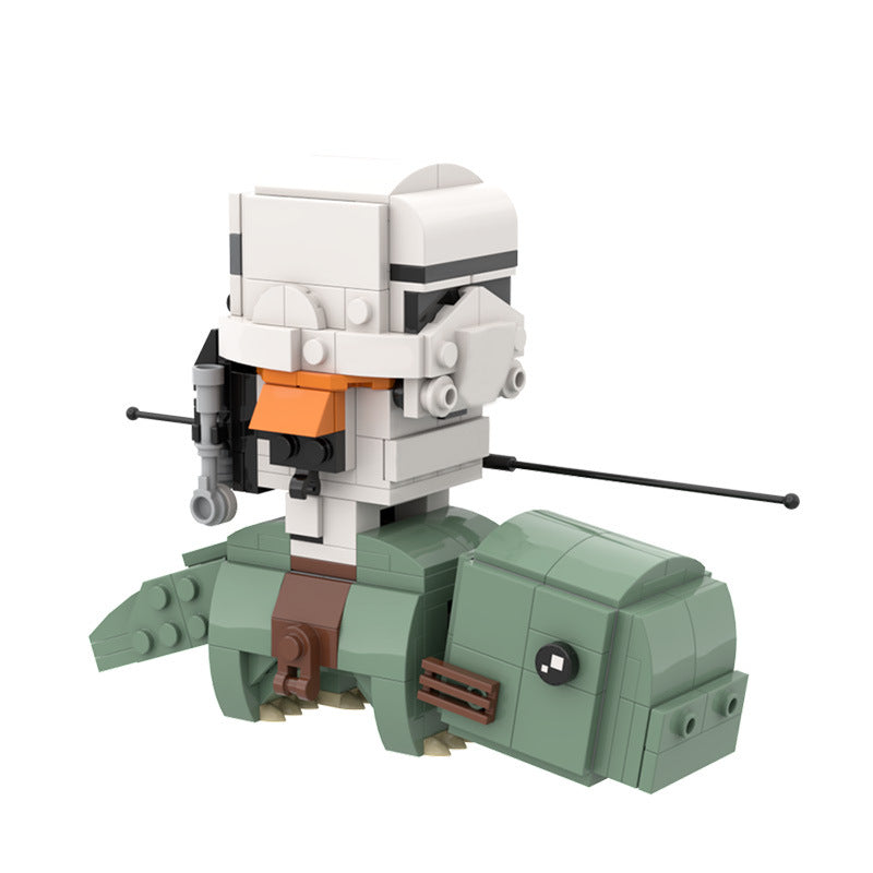 MOC-53560 Sandtrooper on Dewback Brickheadz - 266 pcs - 2