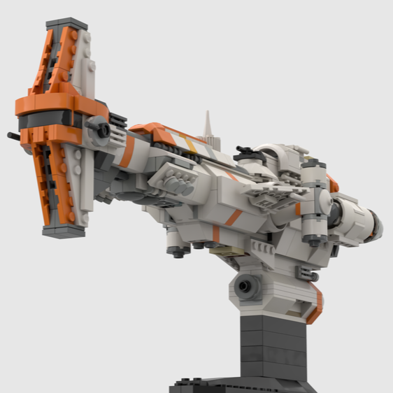 moc 57178 hammerhead corvette (micro fleet scale) - 3