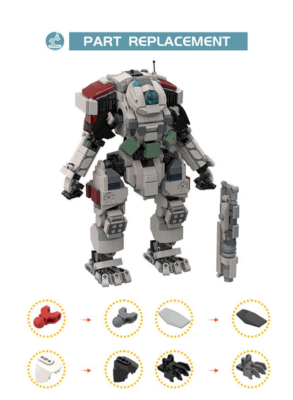 MOC-74288 Scorch Titan From Titanfall 2 - 984 pcs