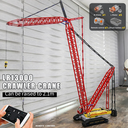 MOULD KING 17015 Technical Crawler Crane Building Blocks - 4318 pcs - 5