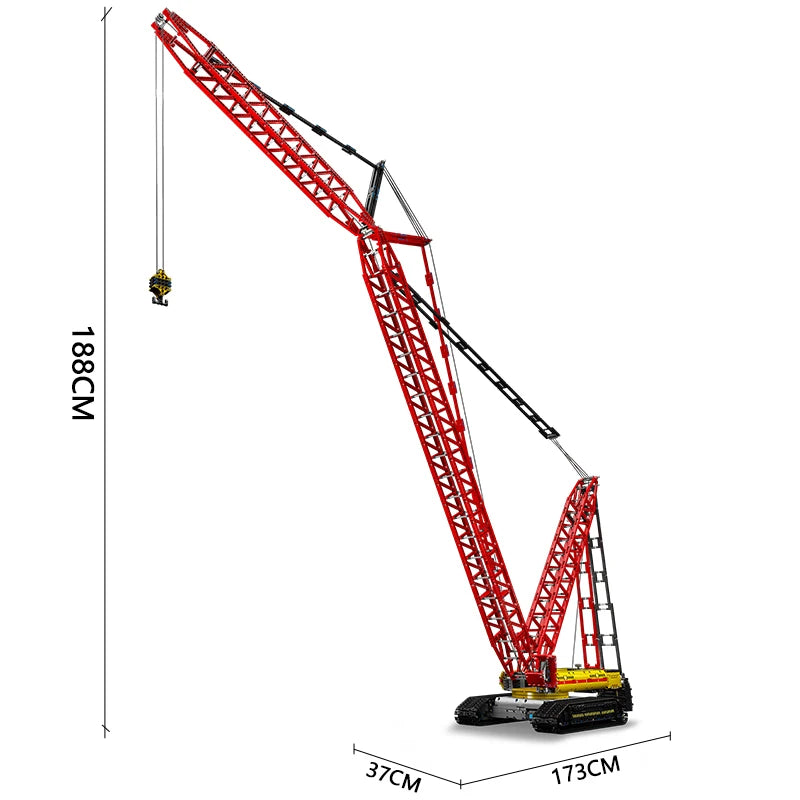 MOULD KING 17015 Technical Crawler Crane Building Blocks - 4318 pcs - 6