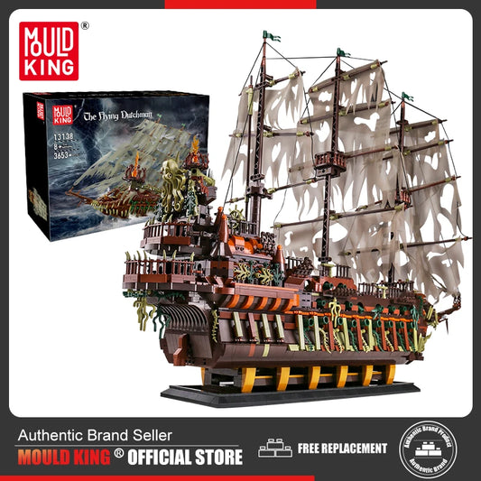 Pirate Flying Dutchmans Boat Construction Kit - Mould King - 1