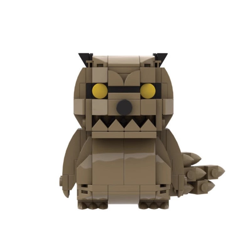 Shukaku One-Tail Brickheadz Building Set | Naruto LEGO-Compatible MOC - 1