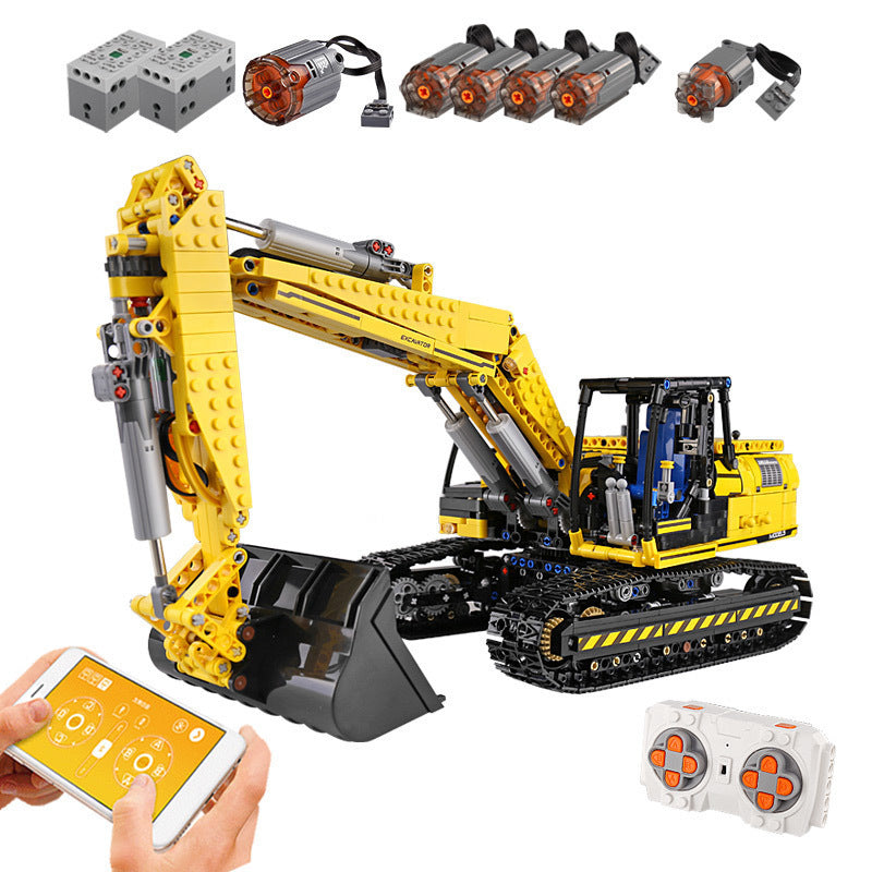 Tracked Excavator Digger Building Set - 1830 PCS | Mouldking 13112 7