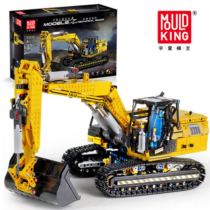 Tracked Excavator Digger Building Set - 1830 PCS | Mouldking 13112 6