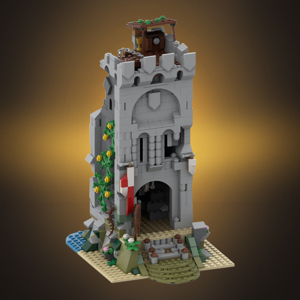abandoned tower building set | moc-115706 - 1