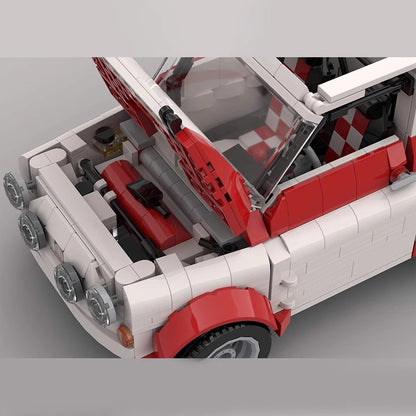 abarth 595 ss racing car building set | moc-94923 - 3