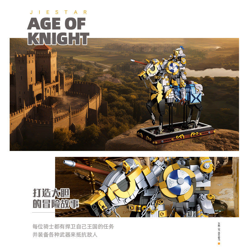 age of knight building kit - 1247 pcs | jie star 9050 - 2