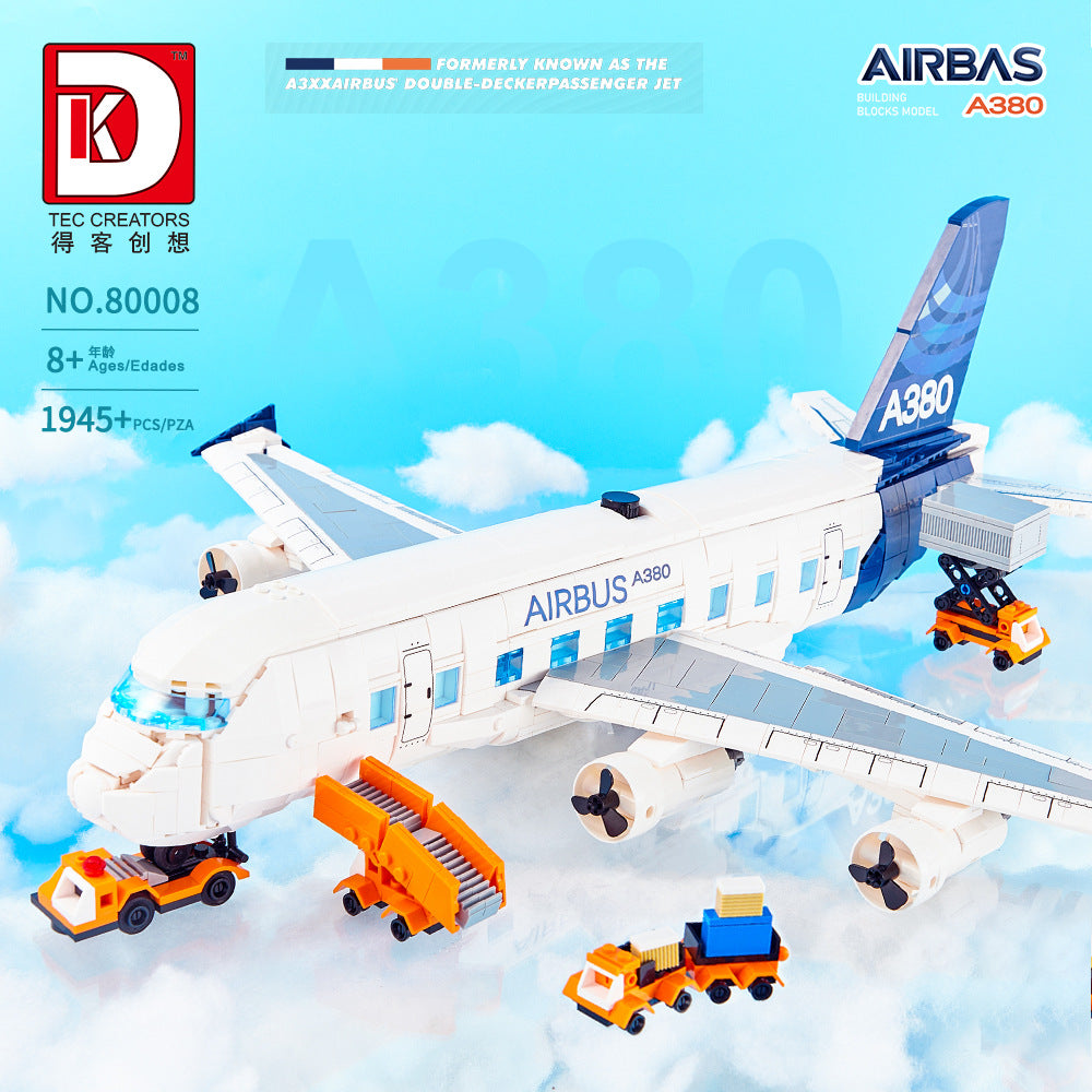 air bus a380 - largest airliner everbulit - 1945 pcs | dk 80008 - 6