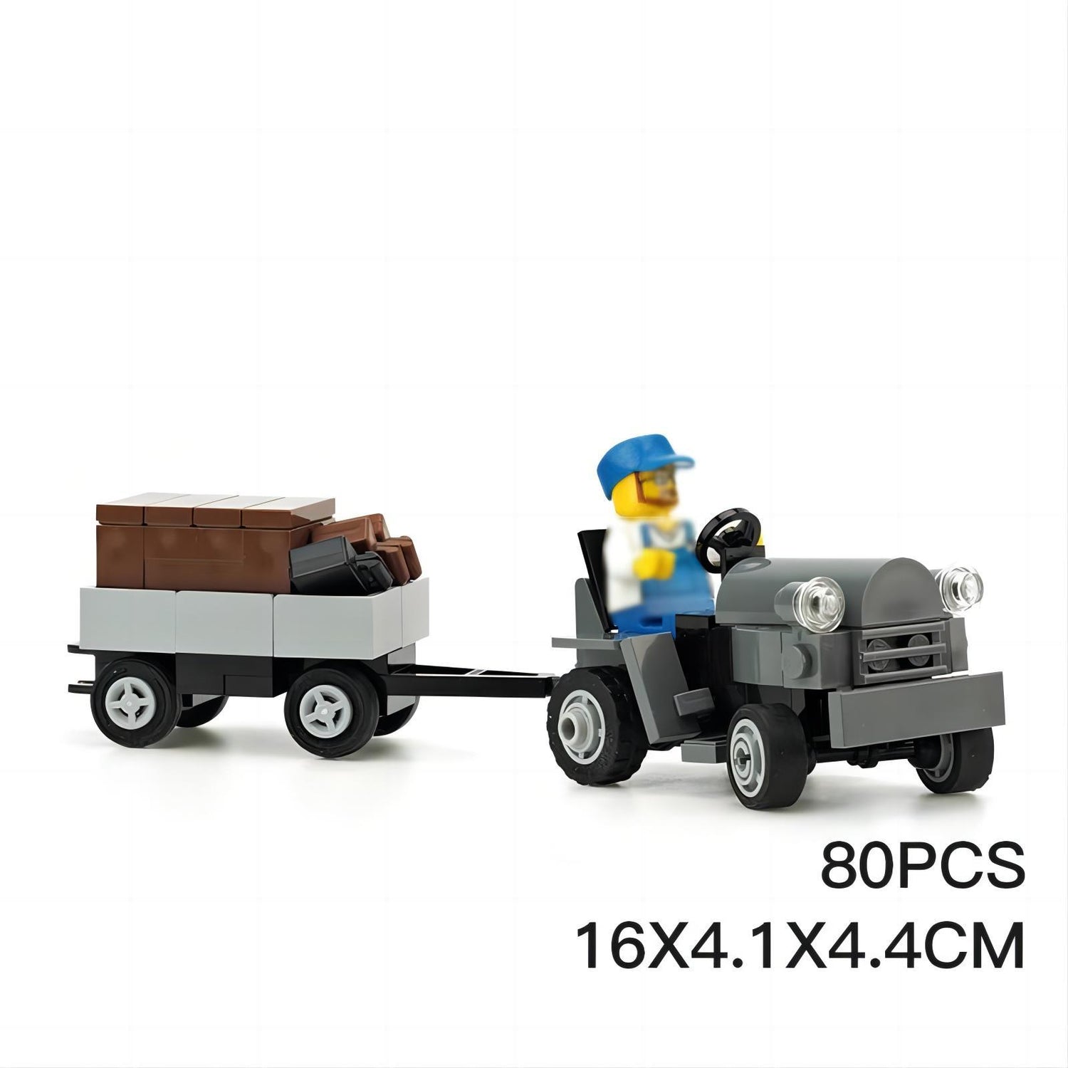 aircraft tow tractor building set | moc-10031 - 3