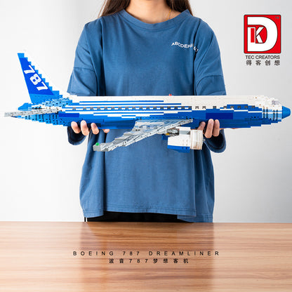 airplane boeing 787 dreamliner - 1353 pcs | dk 80009 - 2