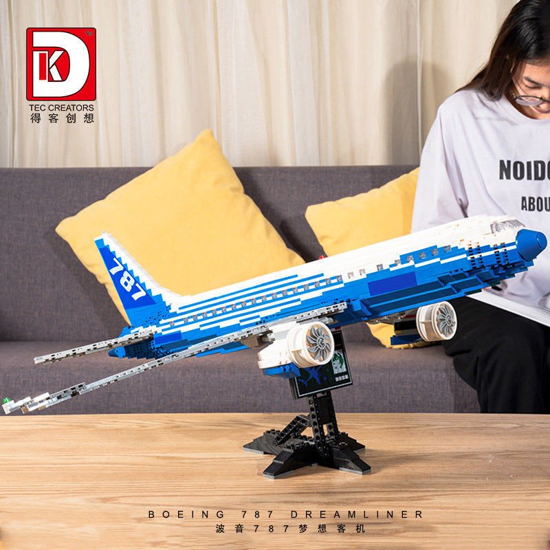 airplane boeing 787 dreamliner - 1353 pcs | dk 80009 - 3