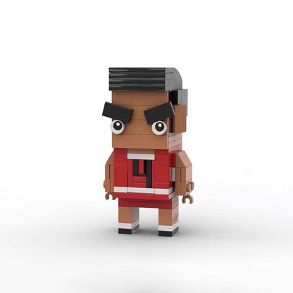akagi takenori brickheadz building set | lego-compatible slam dunk moc - 2