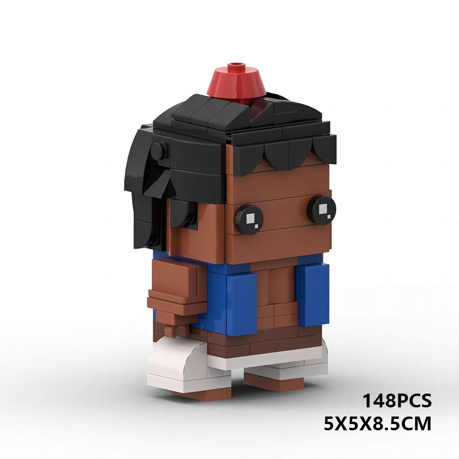 aladdin brickheadz building set | moc arabian nights | lego-compatible - 6