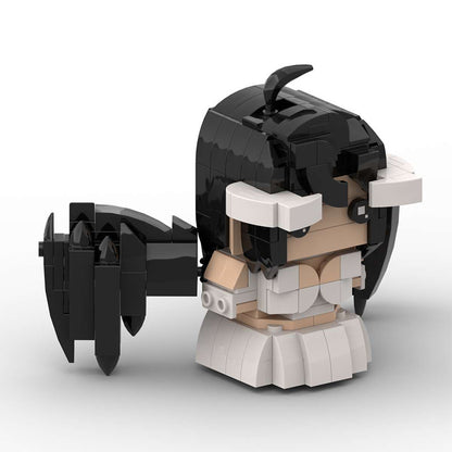 albedo brickheadz anime building kit | overlord moc | 298 pcs - 3