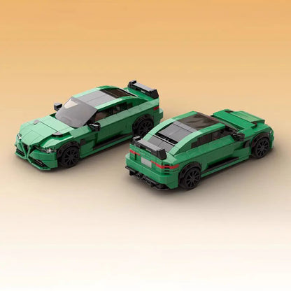 alfa romeo giulia gtam building set - gulf livery | moc-109253 - 1