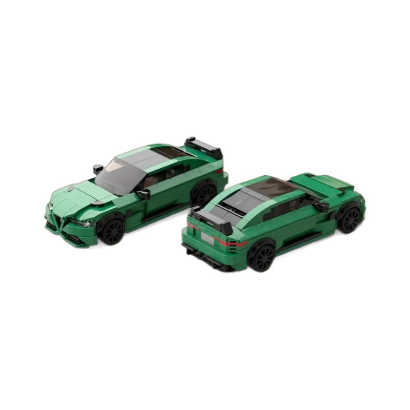 alfa romeo giulia gtam building set - gulf livery | moc-109253 - 2