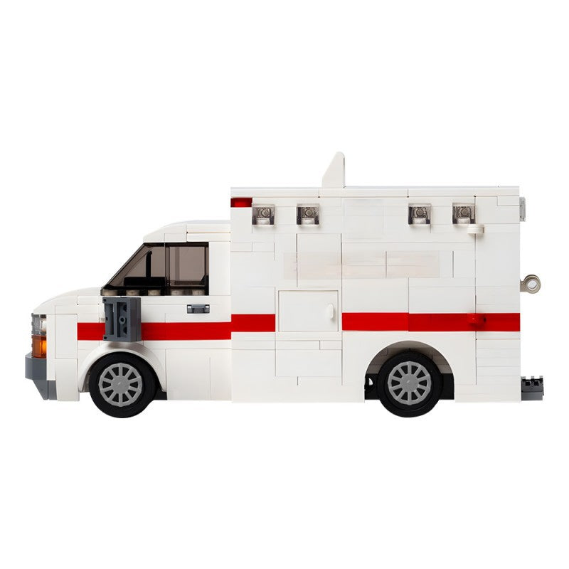 ambulance building set | w/ full interior | moc-203861 - 3