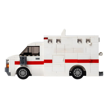 ambulance building set | w/ full interior | moc-203861 - 3