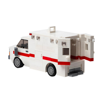 ambulance building set | w/ full interior | moc-203861 - 5