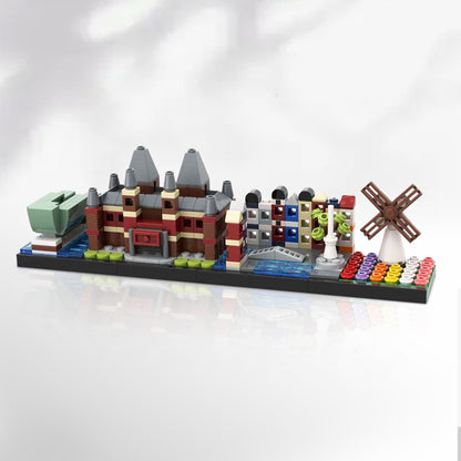amsterdam skyline building set | moc-133803 - 1