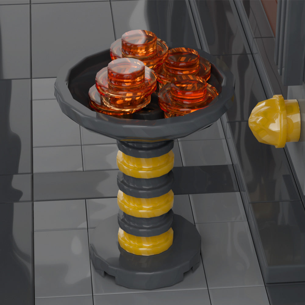 ancient roman temple building set | lego compatible - 6