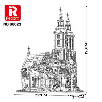 andrew's church building blocks set - 3306 pcs reobrix 66023 - 4