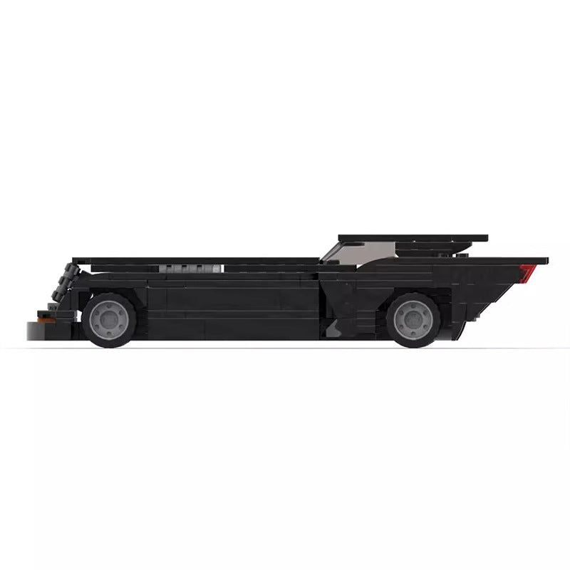 animated series batmobile building set | moc-93430 - 3
