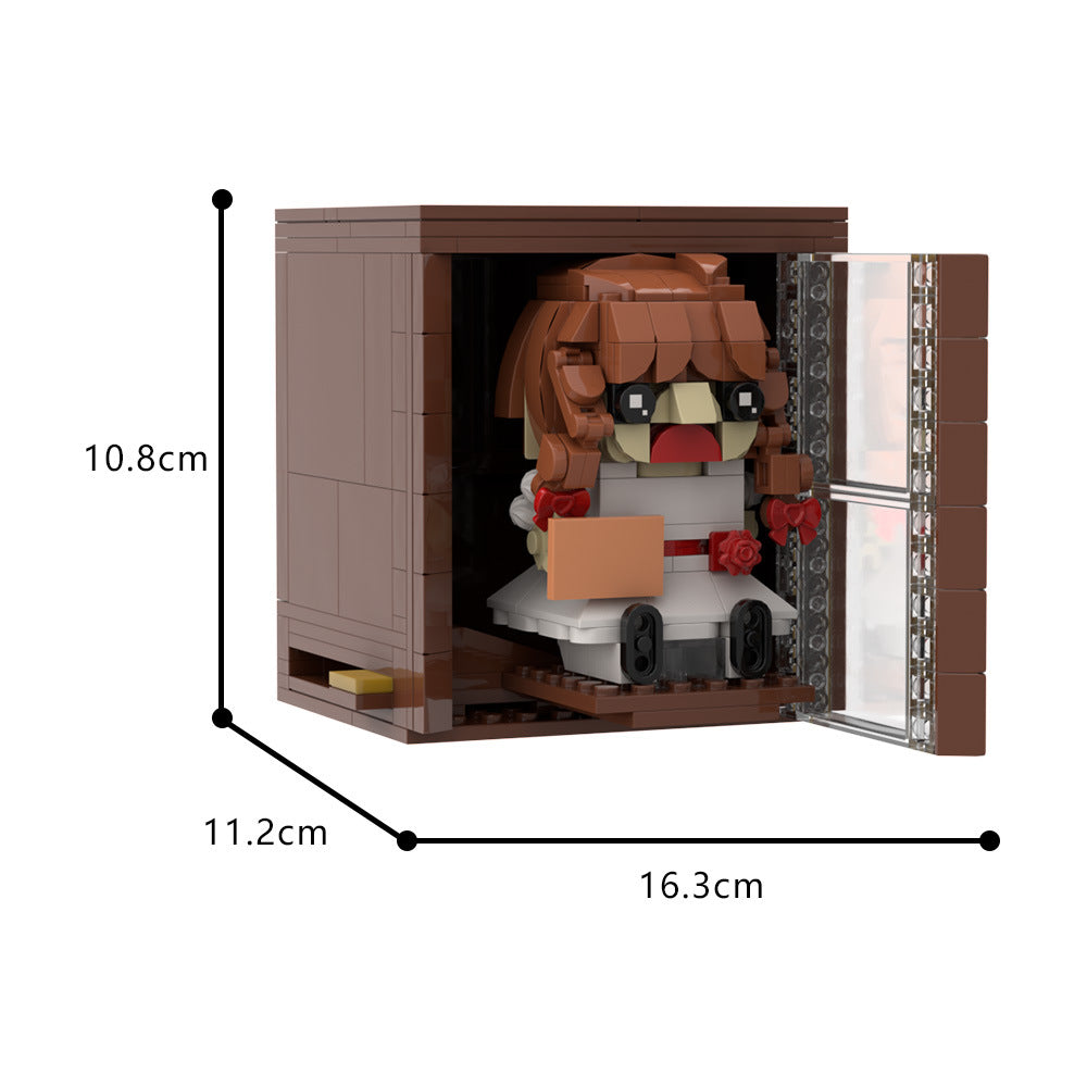 annabelle horror doll moc building blocks - 189 pcs - 4