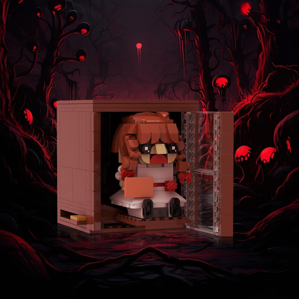 annabelle horror doll moc building blocks - 189 pcs - 6
