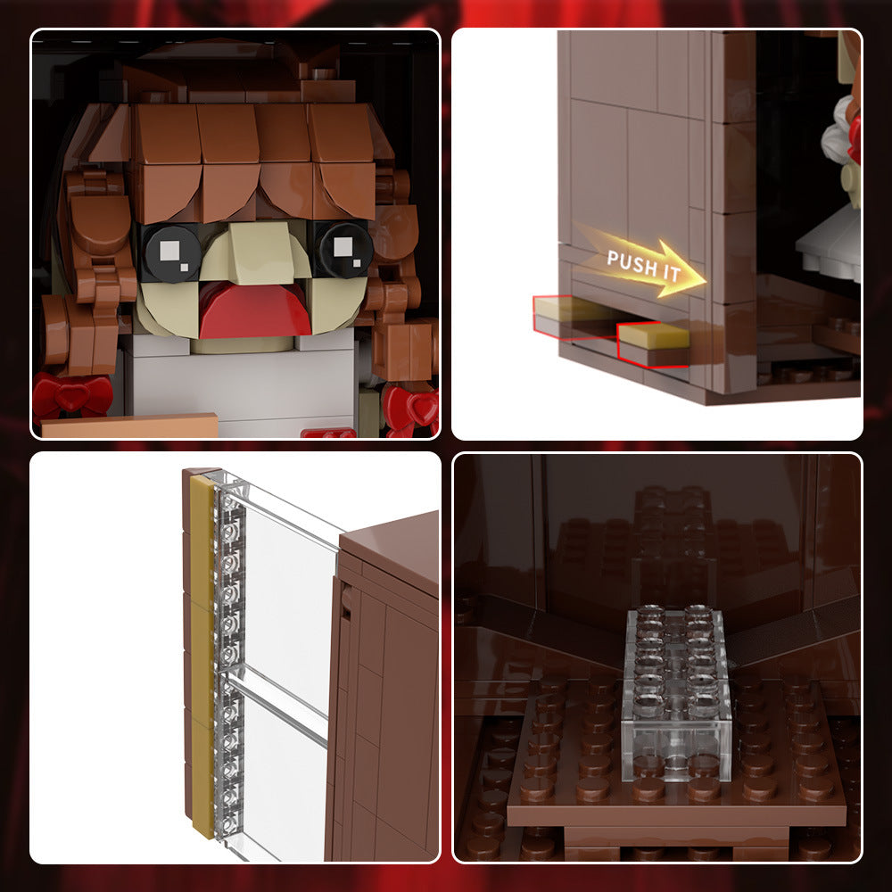 annabelle horror doll moc building blocks - 189 pcs - 7