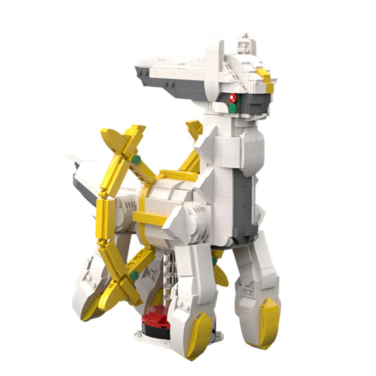arceus brickheadz building set | pokèmon | moc-114674 - 1
