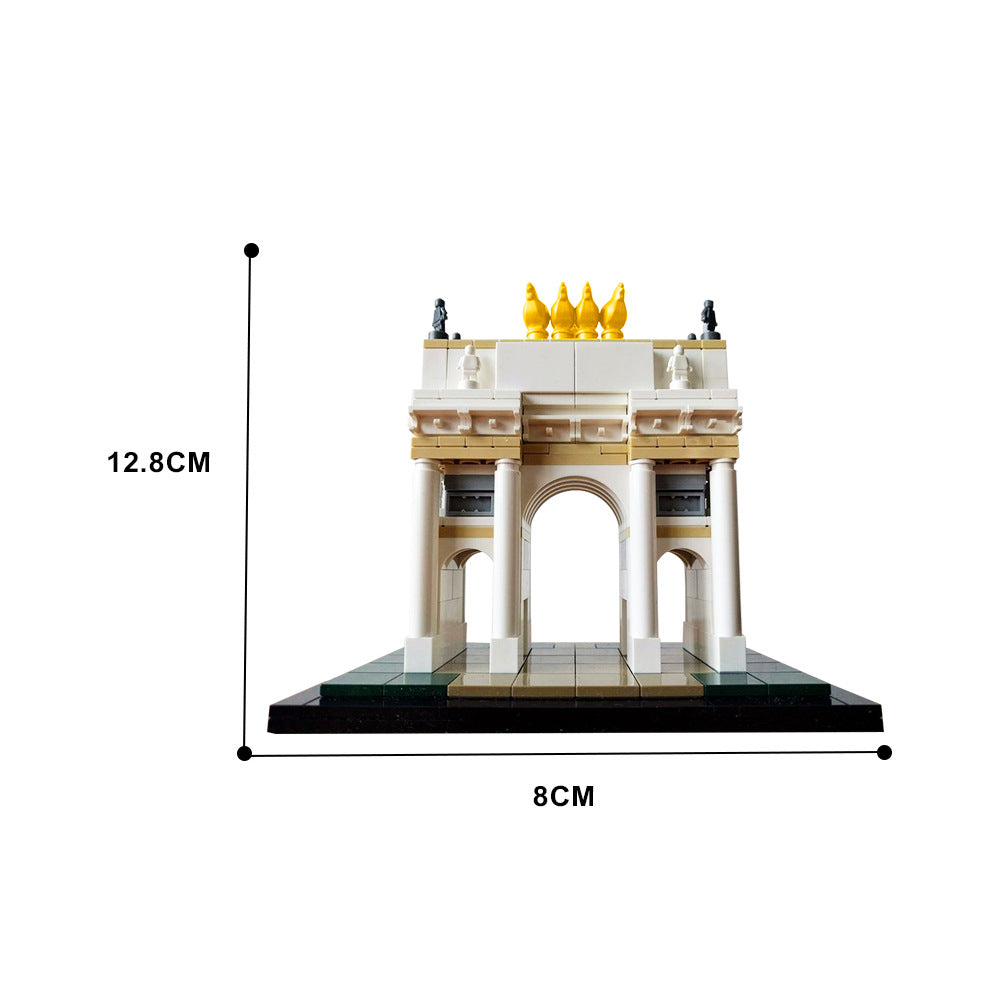arco della pace building set | lego compatible - 3