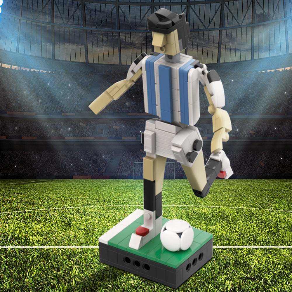 argentina soccer team player building set | moc-130032 - 1